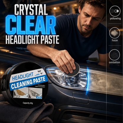 🚘 KÖP 2 – FÅ 1 GRATIS! Få gulnade och matta strålkastare klara igen – kraftfull polerpasta mot oxidering och missfärgning