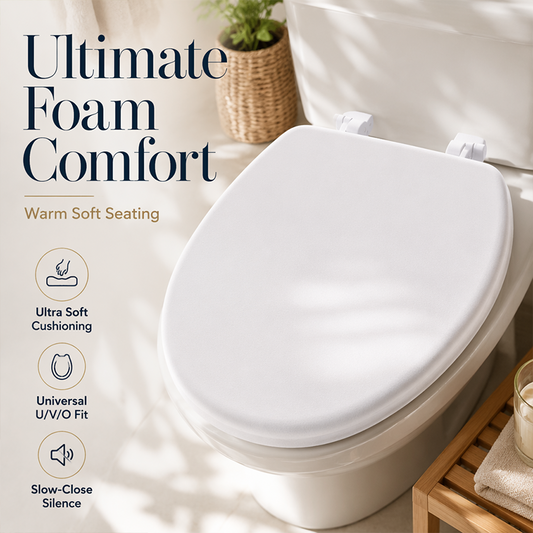 🔥 50 % RABATT! 🚽 Mjukt toalettsitsöverdrag i EVA-skum – varmare, bekvämare och mer hygieniskt för toaletten ✨