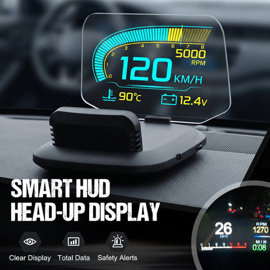 🚗 Kör smartare – HUD-display som visar viktig körinfo direkt framför dig