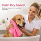 🐶✨ Snabbtorkande husdjurshandduk – torka ditt husdjur snabbare efter bad och regn
