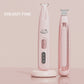 Silent Pet Hair Clipper with LED Light and Ceramic Blade for Dogs and Cats