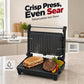 🥪 50 % RABATT NU! 🔥 Elektrisk Smörgås- & Paninigrill med 180° Öppning – Krispiga Smörgåsar, Panini & Mer ✨