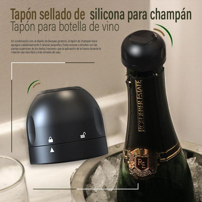 ✨ Slipp öppna flaskor som står utan skydd – smart flaskförsegling för vin och champagne