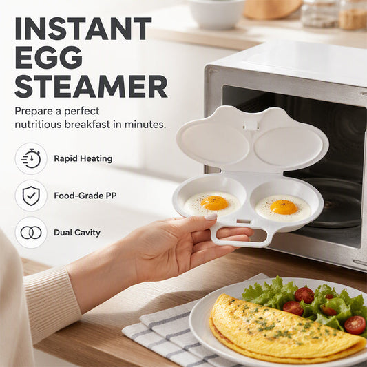 🍳 50 % RABATT! Perfekta pocherade ägg på några minuter – smart mikrovågsäggpocherare med lock