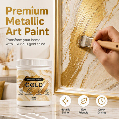 🎨 Ge hemmet en exklusiv glans – metallisk väggfärg med elegant silver- och guldfinish