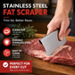 🥩 Skrapa kött enklare med bättre kontroll – ergonomiskt böjd köttskrapa för effektiv förberedelse