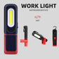📢 50 % RABATT NU! 🔦 Uppladdningsbar COB LED-Arbetslampa med Magnetbas – Handsfree Belysning – perfekt för bilreparationer, camping och nödlägen ✨