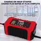 🔋 BLIXTERBJUDANDE: 50% RABATT! ⚡ Intelligent Bilbatteriladdare 12V 6A – 9 Steg & Pulsreparation – LCD-färgdisplay för Bly-Syrabatterier 🚗