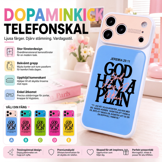 Dopamine Färgbeständigt Telefonfodral