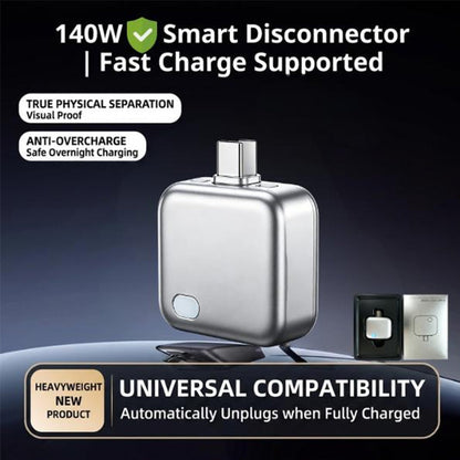 ⚡ 140 W snabbladdning med smart automatisk frånkoppling – snabbare laddning och bättre kontroll när batteriet är fullt