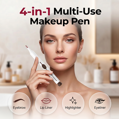 💄 4-i-1 Makeup-penna – brynen, läppar, ögon & glow på en sekund ✨