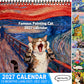 📅 2027 Rolig Kattmeme-Kalender – skratt varje dag med söta katter 🐱
