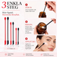 Mini silikonspatel-set för makeup och hudvård