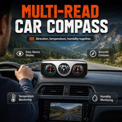 🚘 En smart detalj för bilen – multifunktionell kompass för instrumentbräda och långresor