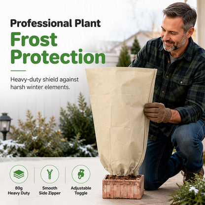 🔥 50 % RABATT! Skydda växterna när kylan kommer – slitstarkt frostskyddsöverdrag i fiberduk för trädgård och uteplats