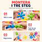 🧩 50 % RABATT! Bygg fritt i 3D – sammankopplade snöflingeklossar för kreativ lek