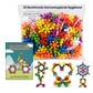 🧩 50 % RABATT! Bygg fritt i 3D – sammankopplade snöflingeklossar för kreativ lek