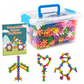 🧩 50 % RABATT! Bygg fritt i 3D – sammankopplade snöflingeklossar för kreativ lek