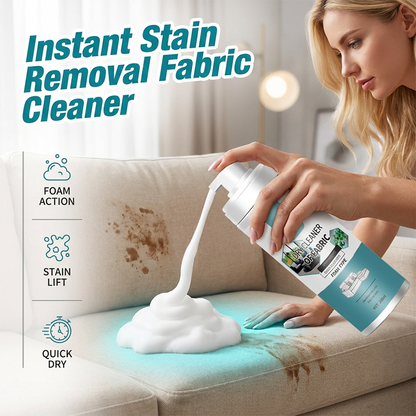 🧼 50% RABATT NU! ✨ No-Rinse Fabric Cleaner Foam – omedelbar fläckborttagning, utan sköljning & snabbtorkande – perfekt för soffor, mattor, kläder och bilinredning 🛋️🚗