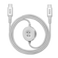 📱⌚ Ladda mobilen och klockan med samma kabel – smidig 2-i-1 snabbladdare