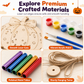 🎃 50 % RABATT! Måla, bygg och dekorera tillsammans – Halloween-DIY-kit för hela familjen