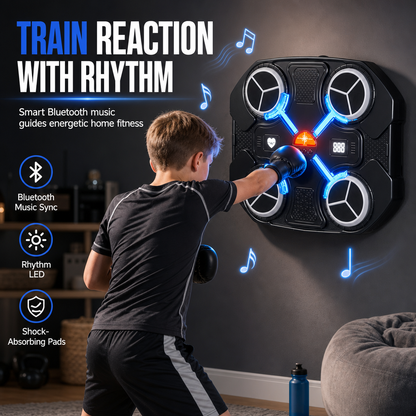 🥊 Slå i takt med musiken – elektronisk boxningstavla för rörelse, rytm och reaktion
