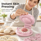 🥟 Gör jämna dumplings enkelt – manuell degpress perfekt för nybörjare