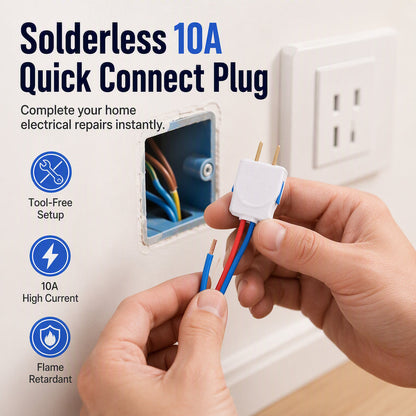 🔌 50% RABATT NU! 2-Pin Quick Connect Wire Connector – lödfri, tryckanslutning & 10A – perfekt för DIY och reparationer ✨