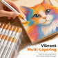 🔥 NYHET – 50 % RABATT! 🎁 Tvättbara akrylpennor med mjuka penselspetsar – jämnt bläckflöde, livfulla färger & mångsidiga ytor – perfekt för ritning, målning och kreativa projekt ✨