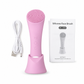 Electric Silicone Facial Cleansing Brush with Heating Function