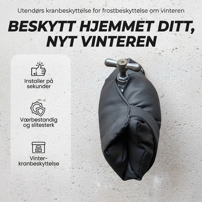 ❄️ 50 % RABATT! Skydda utomhuskranen mot frost och frysskador – isolerande vinterskydd för vattenkranar