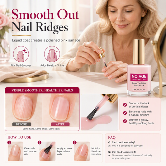 🔥50% RABATT NU! Naturlig nagelräckfyllare, jämnar ut nagelräckor snabbt 💅✨🧴✅💥