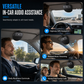 🚗 Kör handsfree utan att hålla i mobilen – Bluetooth-högtalare för bilens solskydd med vibrationsaktiverad autostart och upp till 500 timmars standby