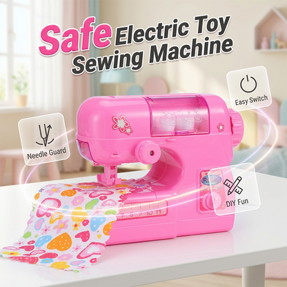 🎁 50 % RABATT! Den perfekta presenten till kreativa barn – rolig elektrisk minisymaskin för lek och skapande 🧵