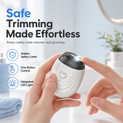 🔥50% RABATT NU! Lättvikts elektrisk nageltrimmer, säker och smidig användning för jämna naglar 💅✨🔋✅💥