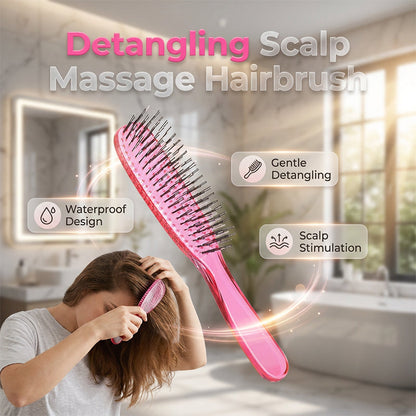 💆 50 % RABATT! Massera hårbotten medan du borstar håret – portabel massageborste för en skönare hårvårdsrutin!