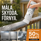 ✨Nyhet✨50% RABATT! 🎨 Vattenbaserad metallic silverfärg med inbyggd pensel – Snabbtorkande, Lättanvänd & Slitstark – Perfekt för Reparationer, Dekoration & Hushållsprojekt 🌿