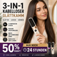 🔥 Idag -50%! Vakna med rufsigt hår? Den trådlösa 3-i-1 stylingkammen ger dig slätt och snyggt hår på nolltid ✨