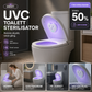 🚽 50 % RABATT! Fräschare toalett varje dag – smart UVC-toalettsterilisator med automatisk drift