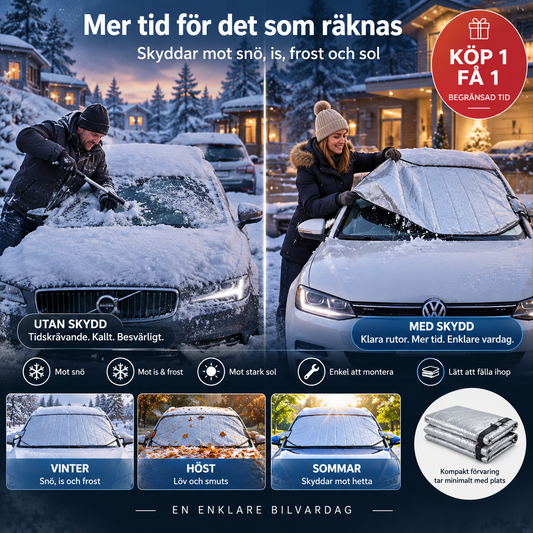🚗 50% RABATT NU! ✨ Främre vindruteskydd täcke – skydd för alla fyra årstider, frostskydd & hög kvalitet – perfekt för bilar, vanar och SUV:ar ❄️☀️