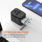 Universell 100V-220V smart reseadapter spänningsomvandlare