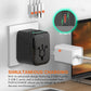 Universell 100V-220V smart reseadapter spänningsomvandlare