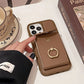 Multifunktionellt Axelbandsfodral för Telefon med Ficka för iPhone-serien